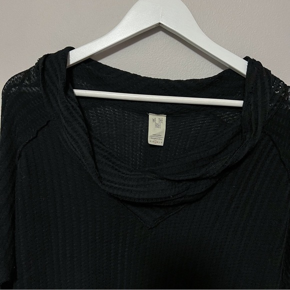 We The Free | Free People Cropped Thermal with Cowl Neck - Picture 4 of 7